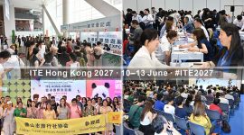 Foto: ITE Hong Kong 2026 dalam Aksi - (Kiri Atas) Pembeli dan Pengunjung Dagang mendaftar untuk masuk gratis pada hari dagang  (Kanan Atas) Business Matching memfasilitasi pertemuan antara pembeli dan penjual  (Kiri Bawah) Delegasi Dagang dari kota GBA di Guangdong  (Kanan Bawah) Seminar pada Hari Publik dipadati oleh audiens