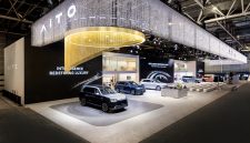 AITO showcased the AITO 9, AITO 8, AITO 7 and AITO 6 at the 2026 Paris Motor Show